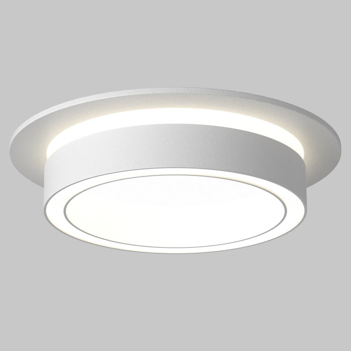 Corp de iluminat încastrat ORLO, Aluminiu și acril Alb, 12W, MAYTONI DL087-GX53-RD-W [5]
