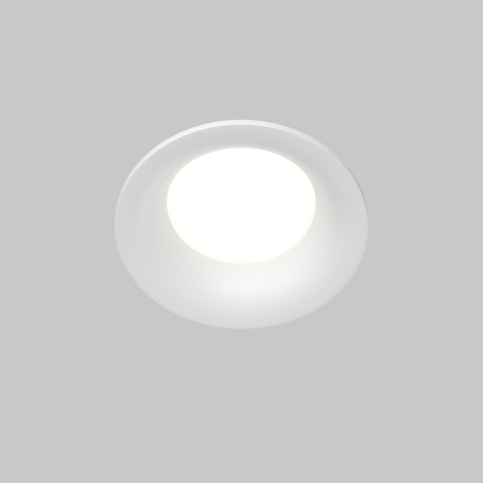 Corp de iluminat încastrat Slim, Aluminiu Alb, 10W, MAYTONI DL088-GU10-RD-W [5]