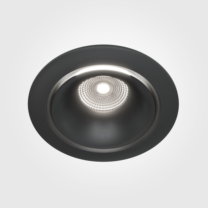 Corp de iluminat încastrat Yin, Aluminiu Negru, 12W, MAYTONI DL031-L12W4K-D-B [5]