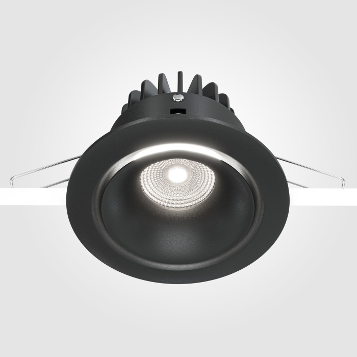 Corp de iluminat încastrat Yin, Aluminiu Negru, 12W, MAYTONI DL031-L12W4K-D-B [8]