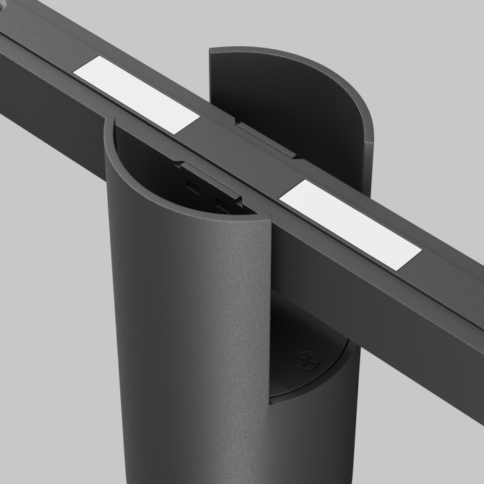 Corp de iluminat pe șină Alfa, Aluminiu Negru, 7W, MAYTONI TR122-4-7W-DS-B [4]