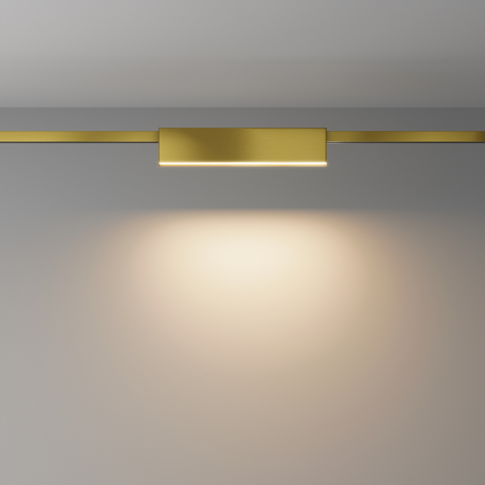Corp de iluminat pe șină BASIS, Aluminiu Alamă, 12W, MAYTONI TR151-1-12W2.7K-BS-DE [7]