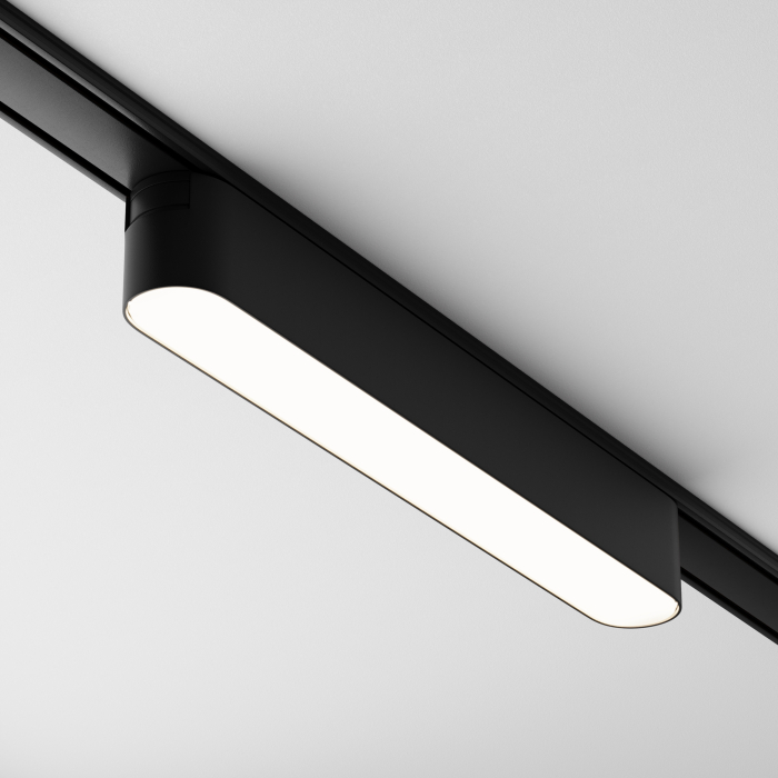Corp de iluminat pe șină BASIS, Aluminiu Negru, 12W, MAYTONI TR080-1-12W4K-B [4]