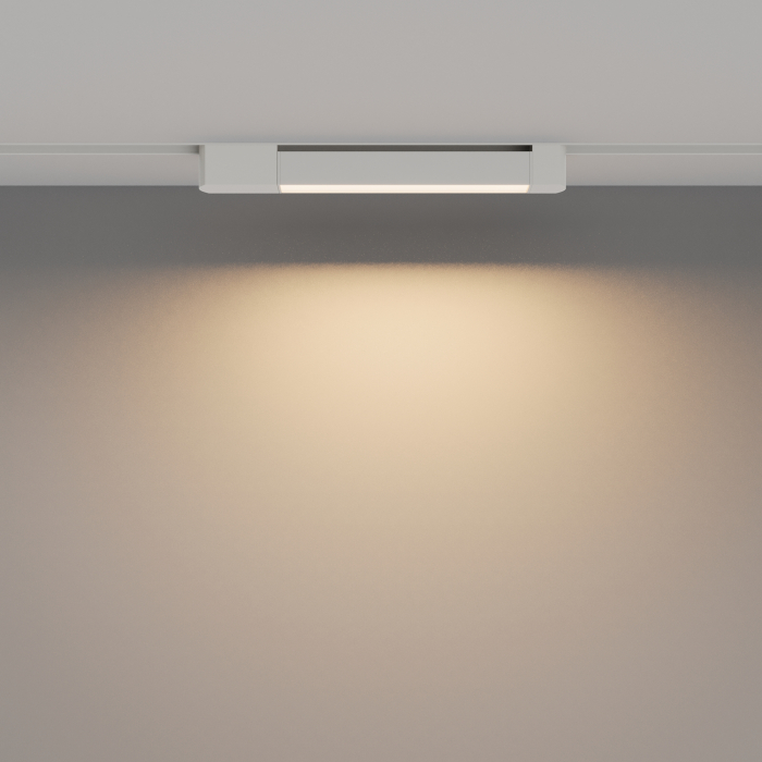 Corp de iluminat pe șină Bază Rotativă, Aluminiu și plastic Alb, 12W, MAYTONI TR104-1-12W3K-W-DE [6]