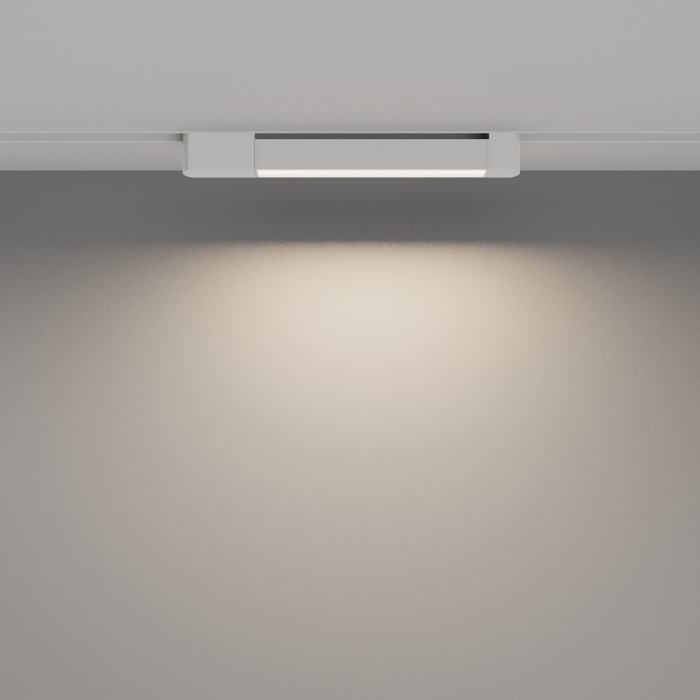 Corp de iluminat pe șină Bază Rotativă, Aluminiu și plastic Alb, 12W, MAYTONI TR104-1-12W4K-W-DE [6]