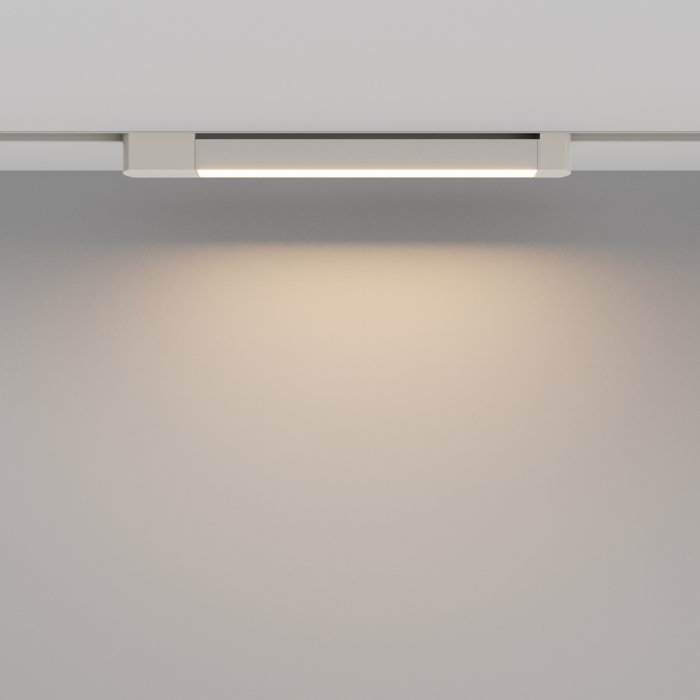 Corp de iluminat pe șină Bază Rotativă, Aluminiu și plastic Alb, 24W, MAYTONI TR104-1-24W3K-W-DE [6]