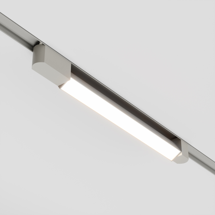 Corp de iluminat pe șină Bază Rotativă, Aluminiu și plastic Alb, 24W, MAYTONI TR104-1-24W4K-W-DE [5]