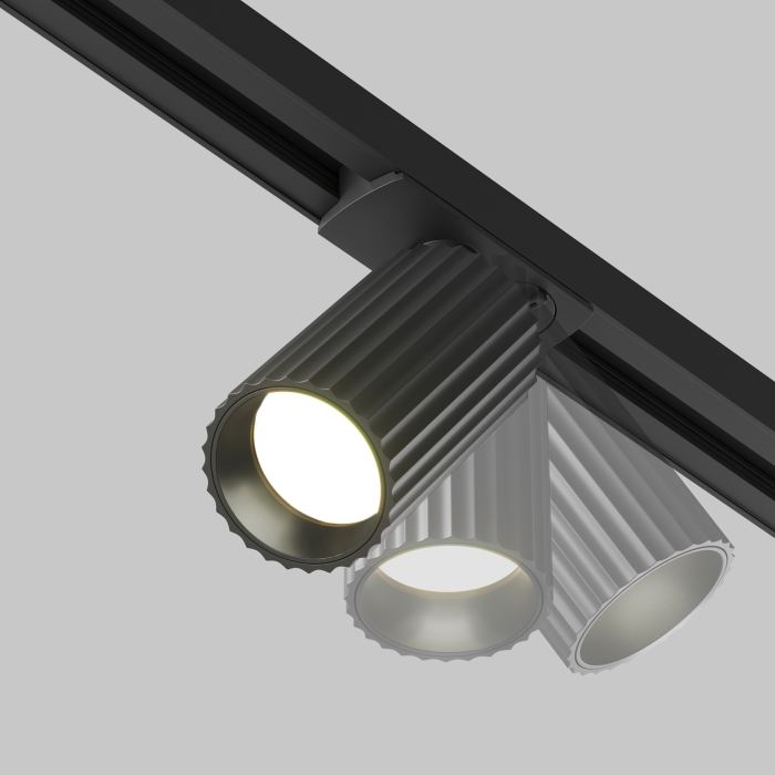 Corp de iluminat pe șină Calipso, Aluminiu Negru, 10W, MAYTONI TR218-1-GU10-BK [10]