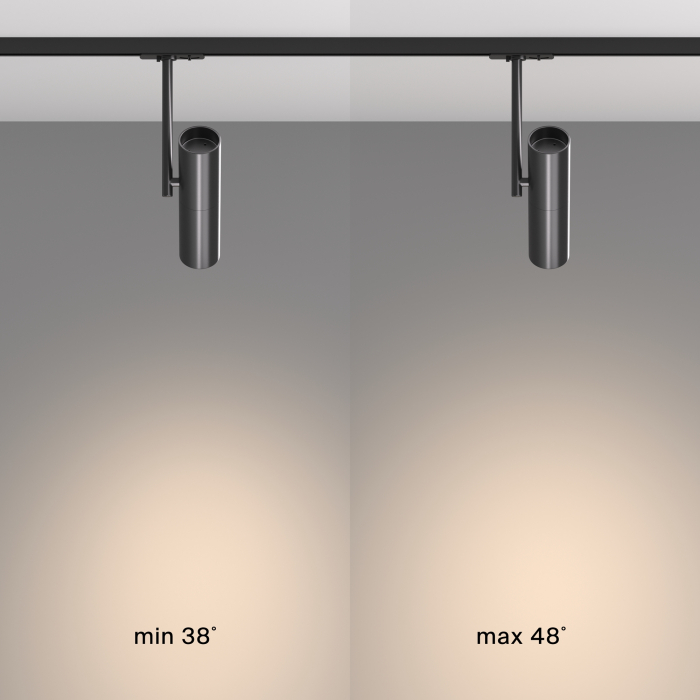 Corp de iluminat pe șină Elti, Aluminiu Negru, 10W, MAYTONI TR005-1-GU10-B [7]