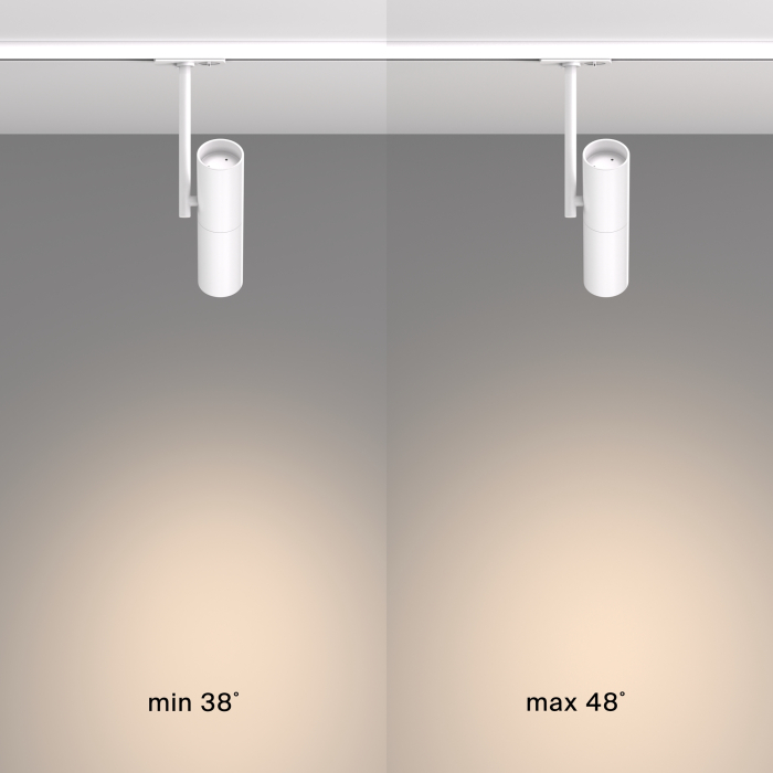 Corp de iluminat pe șină Elti, Aluminiu Negru, 10W, Maytoni TR005-1-GU10-W [6]