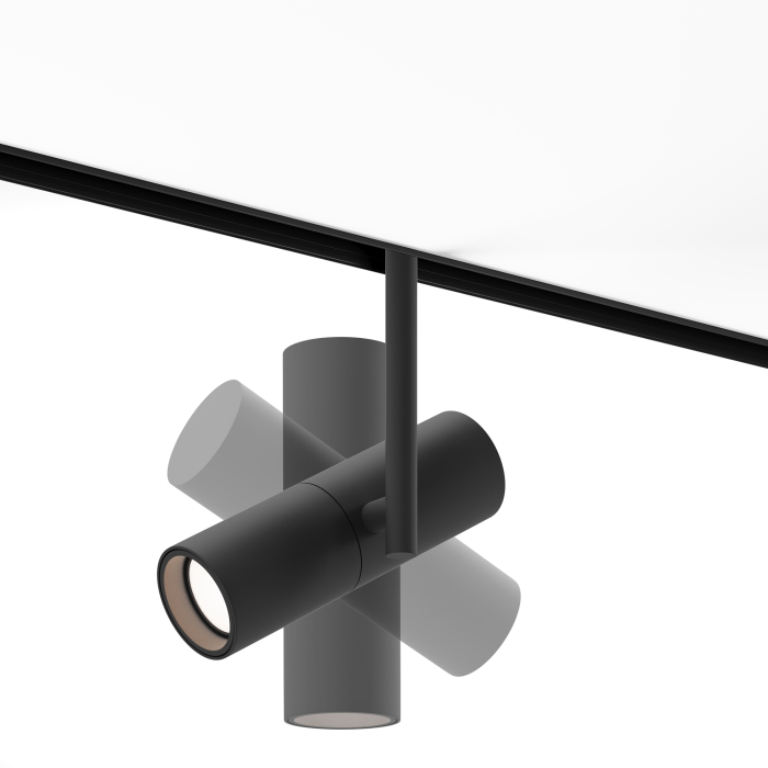 Corp de iluminat pe șină Elti, Aluminiu Negru, 12W, MAYTONI TR005-2-12W3K-B [9]