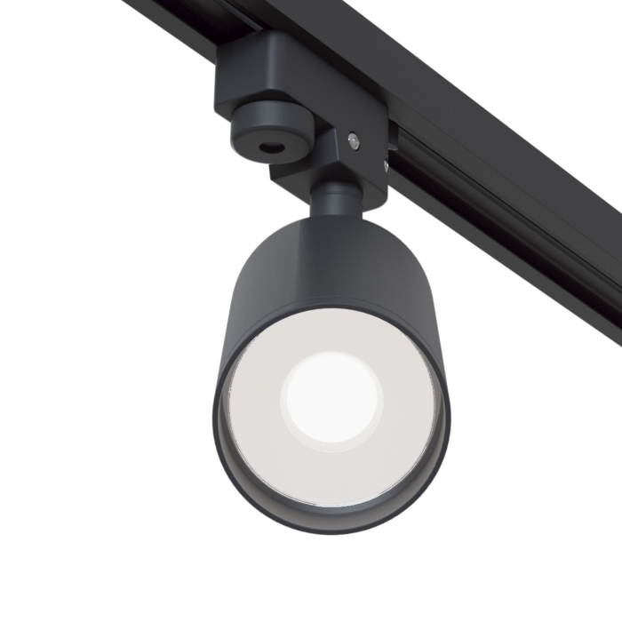 Corp de iluminat pe șină Focus, Aluminiu Negru, 10W, MAYTONI TR004-1-GU10-B [5]