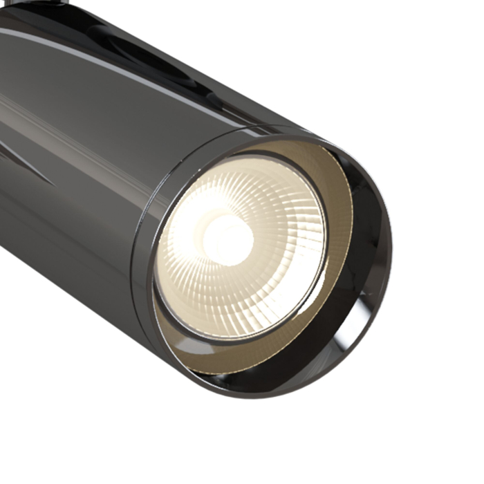 Corp de iluminat pe șină Focus, Aluminiu Negru, 10W, MAYTONI TR004-1-GU10-GF [6]