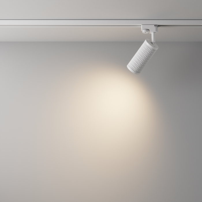 Corp de iluminat pe șină Focus Design, Aluminiu Alb, 10W, MAYTONI TR011-1-GU10-W [7]