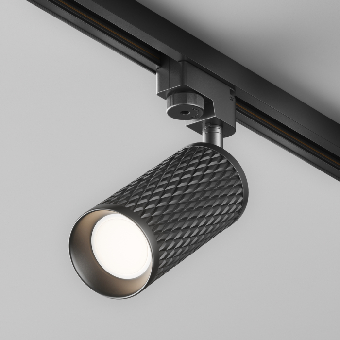 Corp de iluminat pe șină Focus Design, Aluminiu Negru, 10W, MAYTONI TR011-1-GU10-B [6]