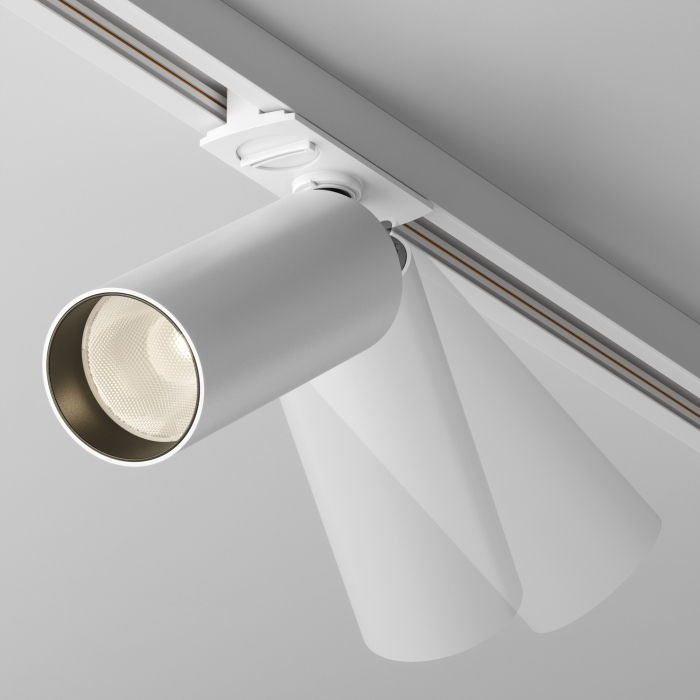 Corp de iluminat pe șină Focus LED, Aluminiu Alb, 12W, MAYTONI TR021-1-12W3K-W-D-W [7]