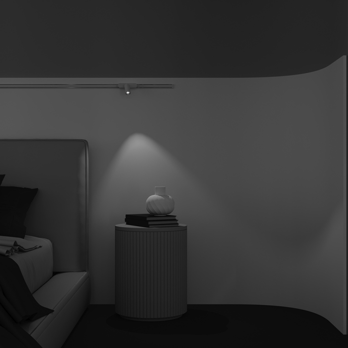 Corp de iluminat pe șină Focus LED, Aluminiu Alb, 5W, MAYTONI TR103-1-5W3K-M-W [3]