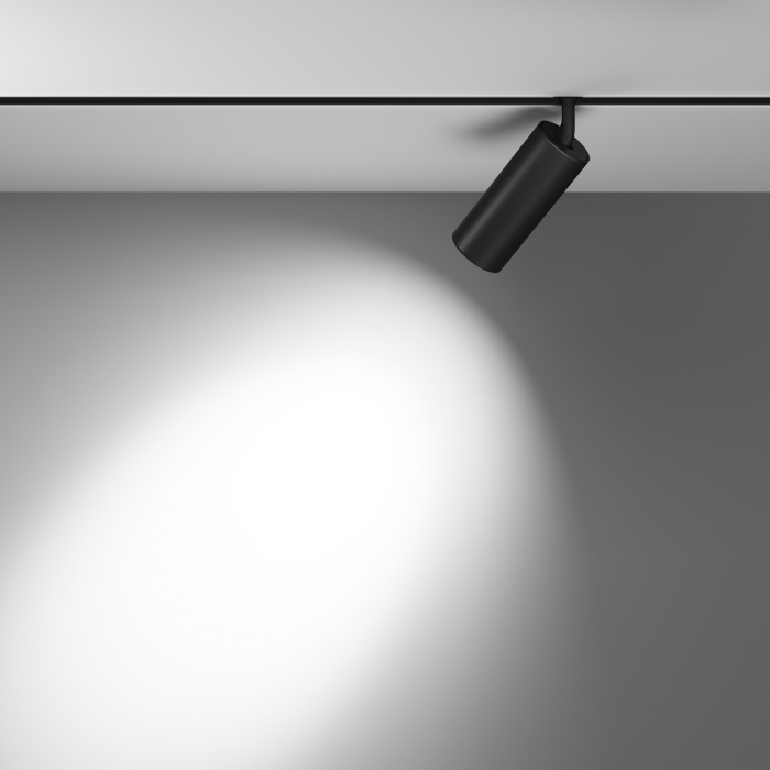 Corp de iluminat pe șină Focus LED, Aluminiu Negru, 20W, MAYTONI TR032-4-20WTW-S-DD-B [5]