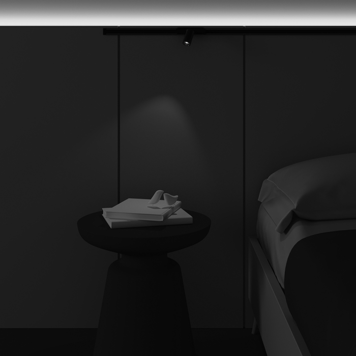 Corp de iluminat pe șină Focus LED, Aluminiu Negru, 5W, MAYTONI TR103-1-5W3K-M-B [3]