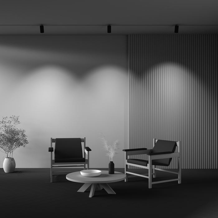 Corp de iluminat pe șină Focus LED Negru Aluminiu 18W MAYTONI TR243-18W2.7-6K-B-DE [3]