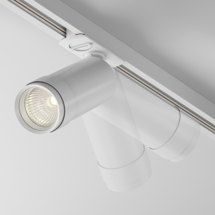 Corp de iluminat pe șină Focus Zoom, Aluminiu Alb, 12W, MAYTONI TR021-1-12B3K-Z-W [4]