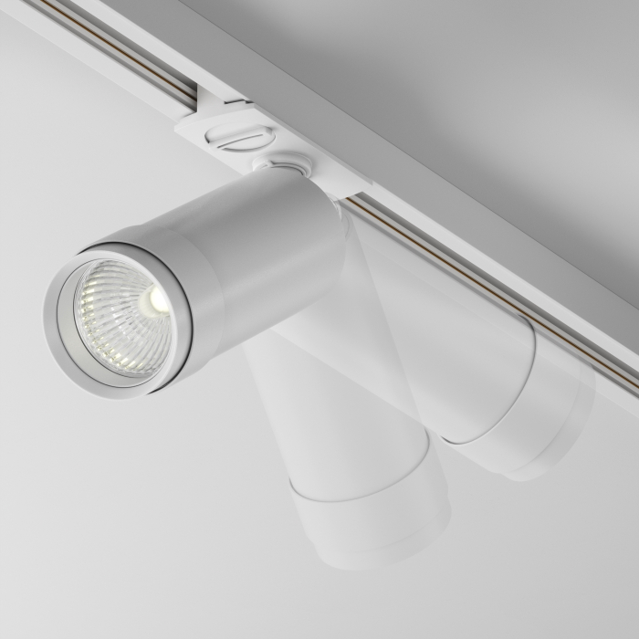 Corp de iluminat pe șină Focus Zoom, Aluminiu Alb, 12W, MAYTONI TR021-1-12B4K-Z-W [4]