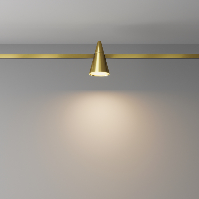 Corp de iluminat pe șină Keila, Aluminiu Alamă, 5W, MAYTONI TR146-1-5W2.7K-BS-DE [7]