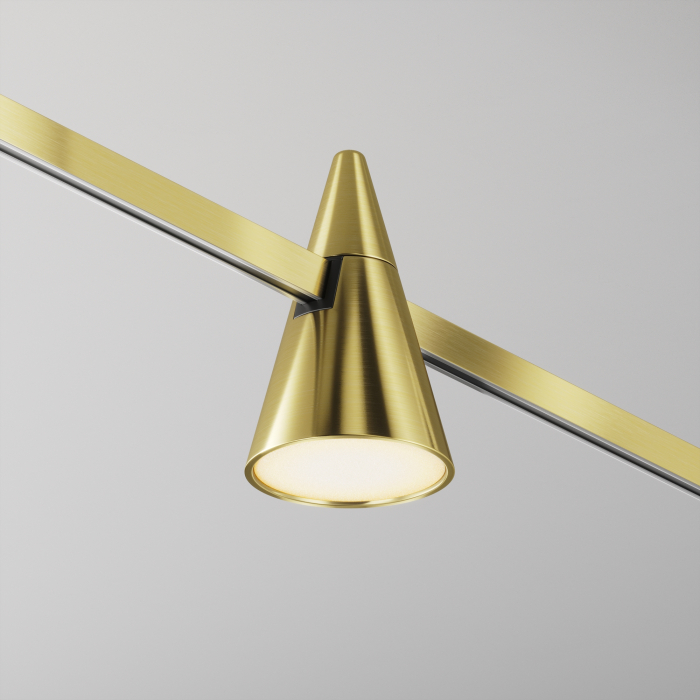 Corp de iluminat pe șină Keila, Aluminiu Alamă, 5W, MAYTONI TR146-1-5W2.7K-BS-DE [6]