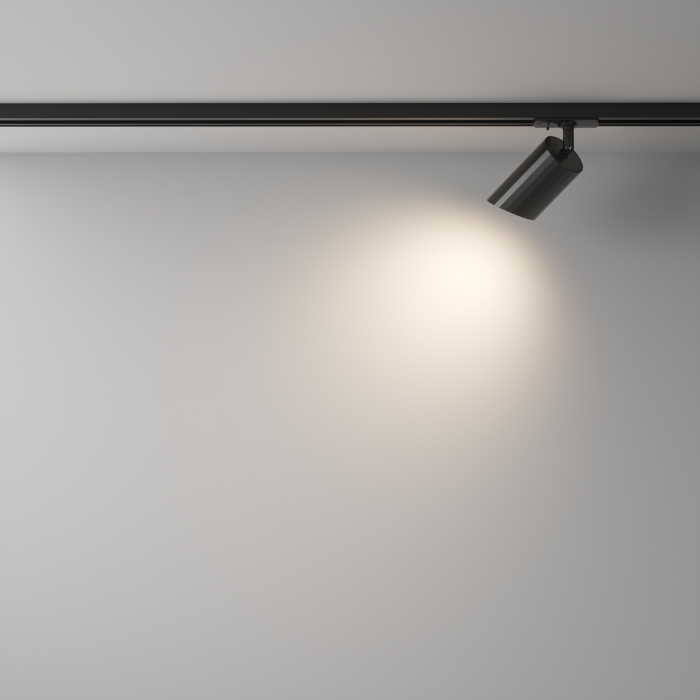 Corp de iluminat pe șină Lipari, Aluminiu Negru, 10W, MAYTONI TR087-1-GU10-B [6]