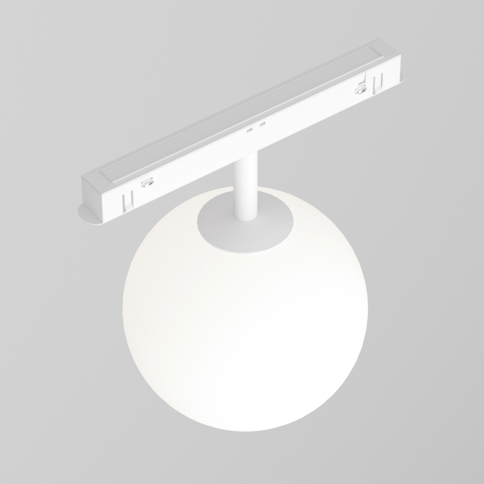 Corp de iluminat pe șină Lună, Sticlă Alb, 5W, MAYTONI TR038-4-5W3K-WW-DS-W-1 [6]