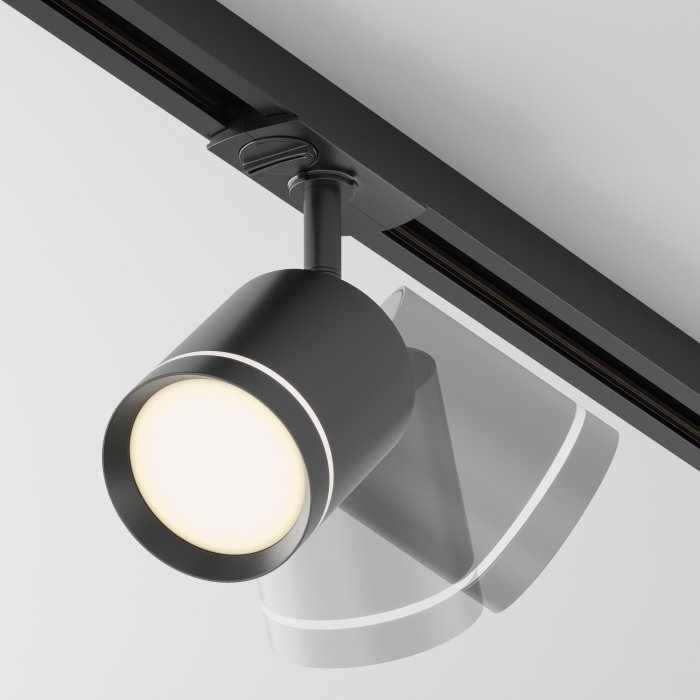 Corp de iluminat pe șină ORLO, Metal, aluminiu, plastic Negru, 5W, MAYTONI TR085-1-5W3K-B [7]