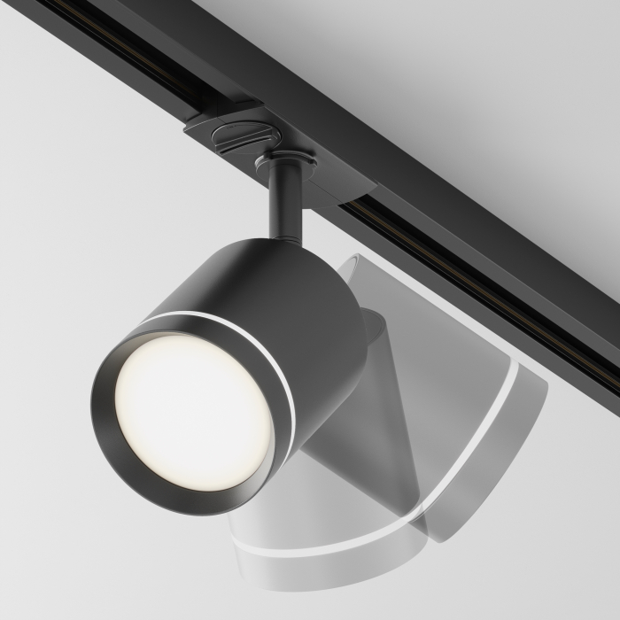 Corp de iluminat pe șină ORLO, Metal, aluminiu, plastic Negru, 5W, MAYTONI TR085-1-5W4K-B [7]