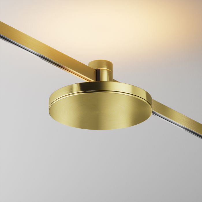Corp de iluminat pe șină Plato, Aluminiu Alamă, 7W, MAYTONI TR152-1-7W2.7K-BS-DE [6]