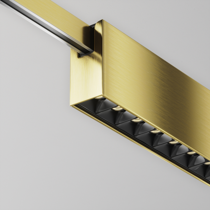 Corp de iluminat pe șină Points, Aluminiu Alamă, 12W, MAYTONI TR150-1-12W2.7K-M-BS-DE [9]