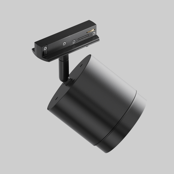 Corp de iluminat pe șină Polar, Aluminiu și plastic Negru, 12W, MAYTONI TR088-1-GX53-B [7]