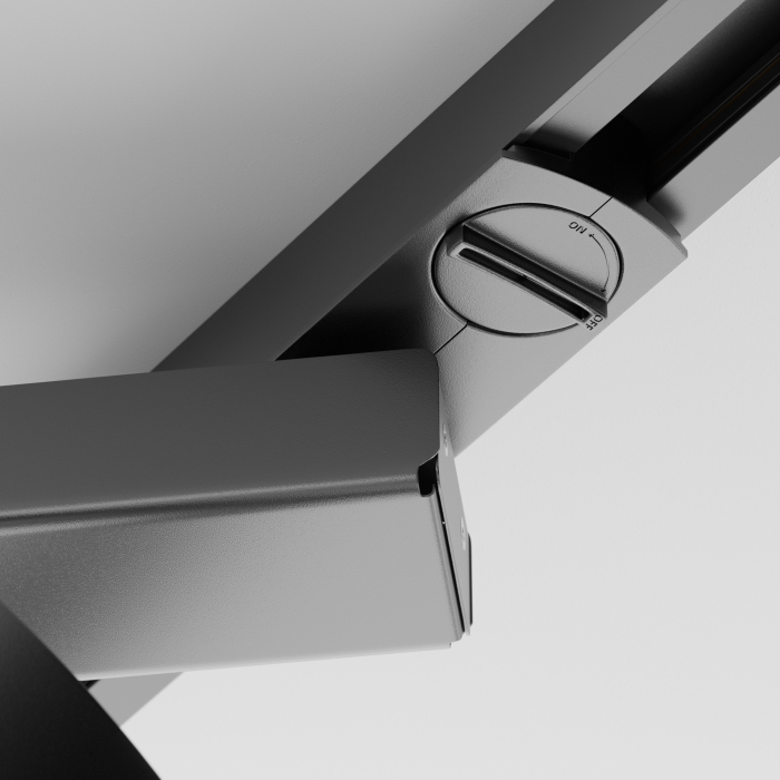 Corp de iluminat pe șină Rim, Metal, aluminiu, plastic Negru, 12W, MAYTONI TR044-1-12W4K-B [5]