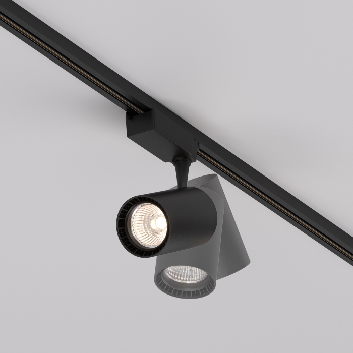 Corp de iluminat pe șină Vuoro, Aluminiu Negru, 15W, MAYTONI TR003-1-15W3K-S-B [9]