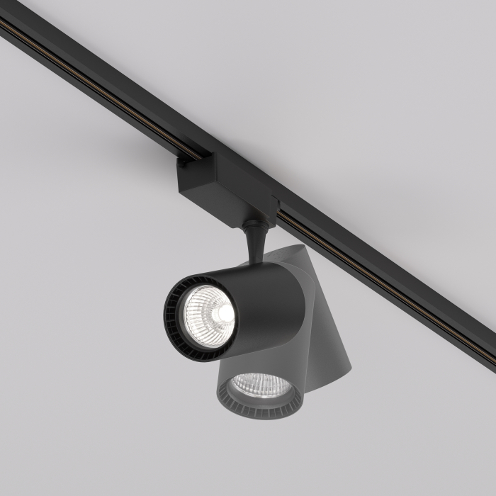 Corp de iluminat pe șină Vuoro, Aluminiu Negru, 15W, MAYTONI TR003-1-15W4K-S-B [9]