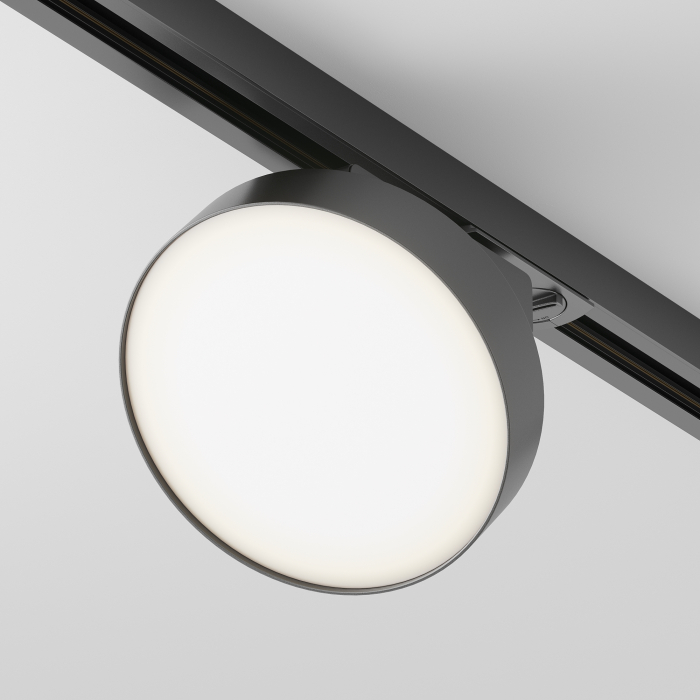 Corp de iluminat pe șină Zon, Metal, aluminiu, plastic Negru, 12W, MAYTONI TR043-1-12W4K-B [5]