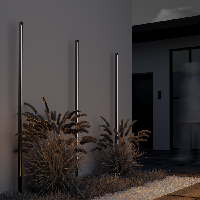 Corp de iluminat peisagistic Pole, Aluminiu Grafit, 24W, MAYTONI O440FL-L24GF3K [3]