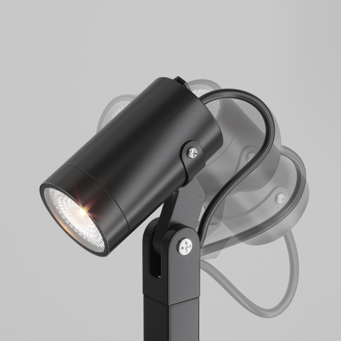 Corp de iluminat peisagistic Scope, Aluminiu și sticlă Negru, 50W, MAYTONI O025FL-01B1 [9]