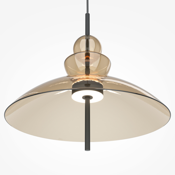 Corp de iluminat suspendat Bangkok, Metal Negru, 12W, MAYTONI MOD185PL-L12CG3K3 [6]