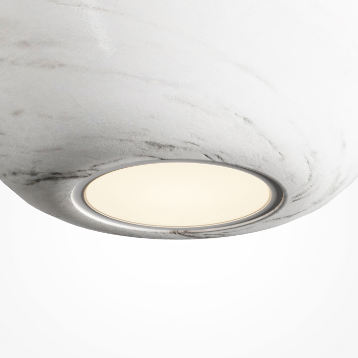 Corp de iluminat suspendat BASIC TEXTURE Alb Piatră 50W MAYTONI MOD461PL-01W [6]