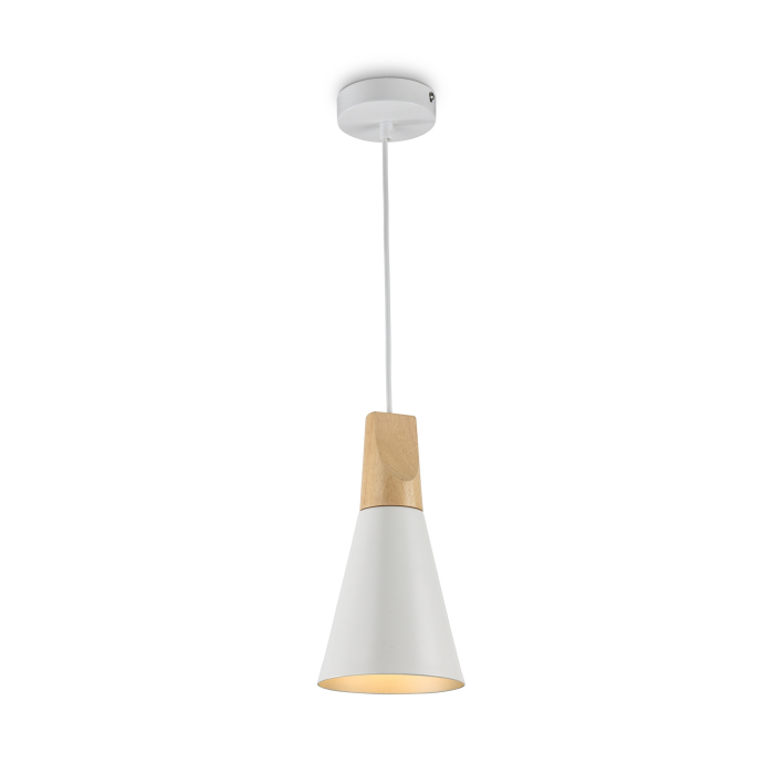 Corp de iluminat suspendat Bicones, Metal Gri, 60W, Maytoni P359-PL-140-W [6]