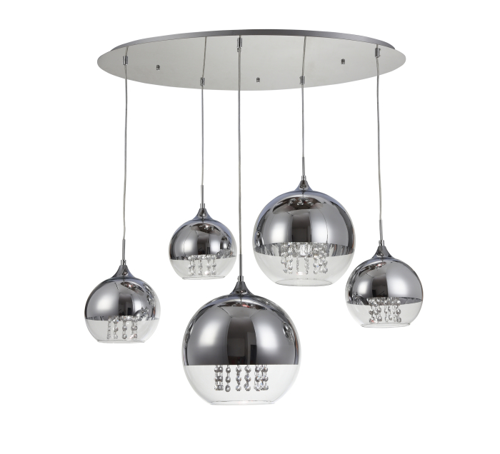 Corp de iluminat suspendat Fermi, Metal Nichel, 60W, MAYTONI P140-PL-170-5-N [8]