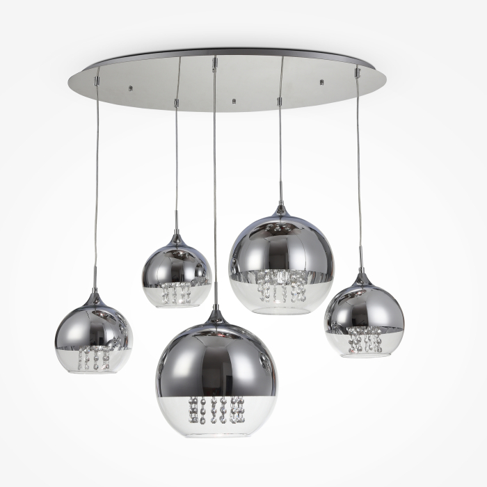 Corp de iluminat suspendat Fermi, Metal Nichel, 60W, MAYTONI P140-PL-170-5-N [4]
