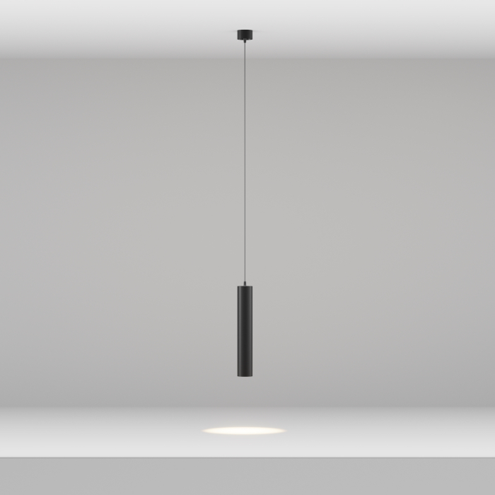 Corp de iluminat suspendat Focus LED, Aluminiu Negru, 12W, MAYTONI P072PL-L12B3K-1 [6]