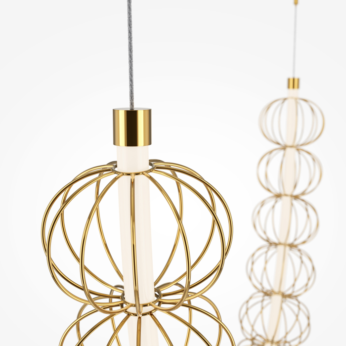 Corp de iluminat suspendat Golden Cage, Metal Auriu, 107W, MAYTONI MOD216PL-L55G3K [7]