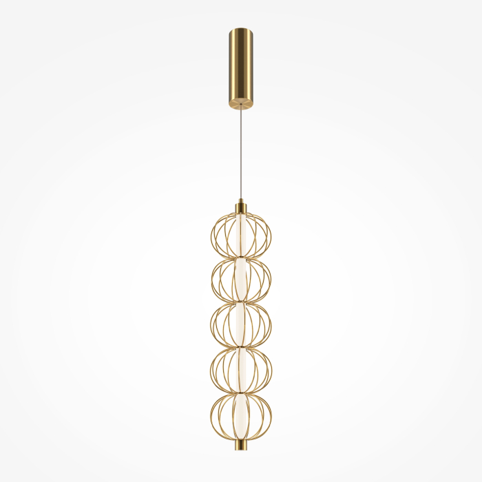 Corp de iluminat suspendat Golden Cage, Metal Auriu, 17W, MAYTONI MOD216PL-L10G3K [8]