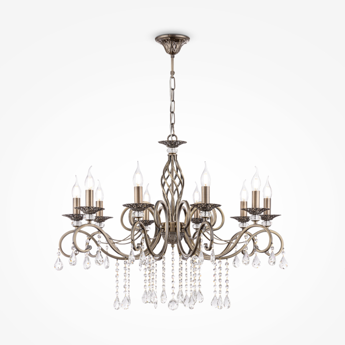 Corp de iluminat suspendat Grace, Metal Bronz, 60W, Maytoni RC247-PL-10-R [4]